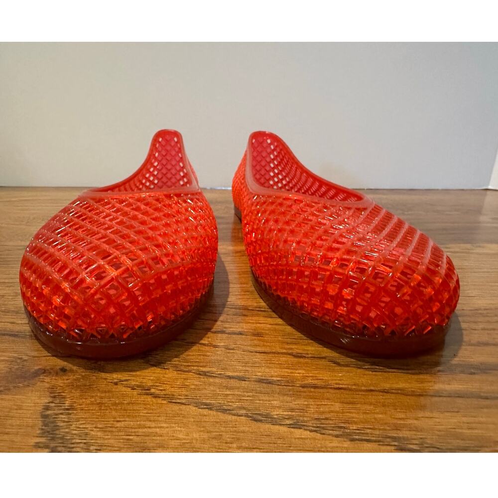 Wild Fable Isabella Jelly Flats Red Women’s Size 9 Slip On Cute Summer - Picture 4 of 11